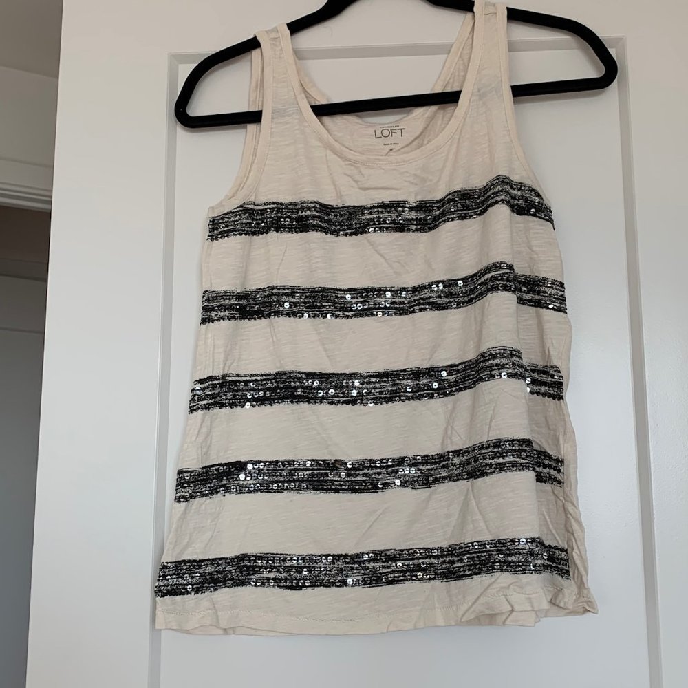 Tank top with Rhinestone accent